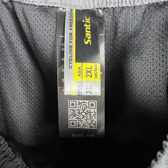 Santic Cycling Shorts Men’s XL Padded Grey Black - Picture 6 of 8